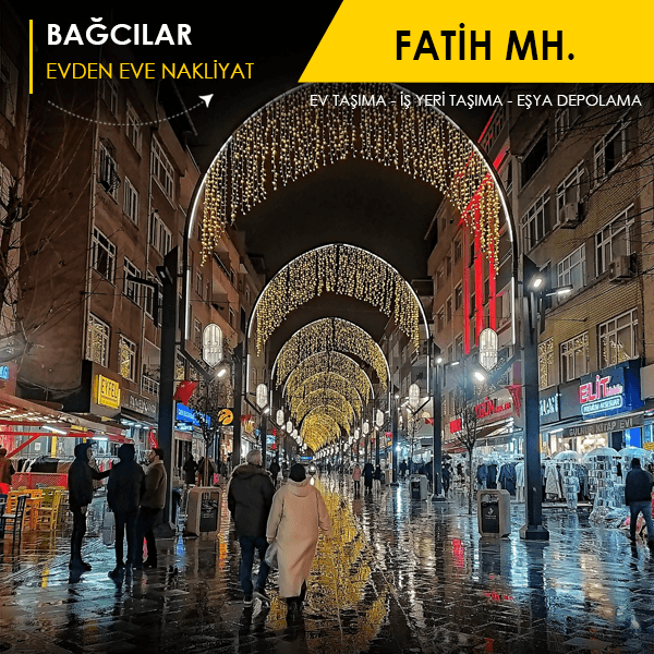 Fatih Mahallesinde kolay ve uygun ev taşıma.